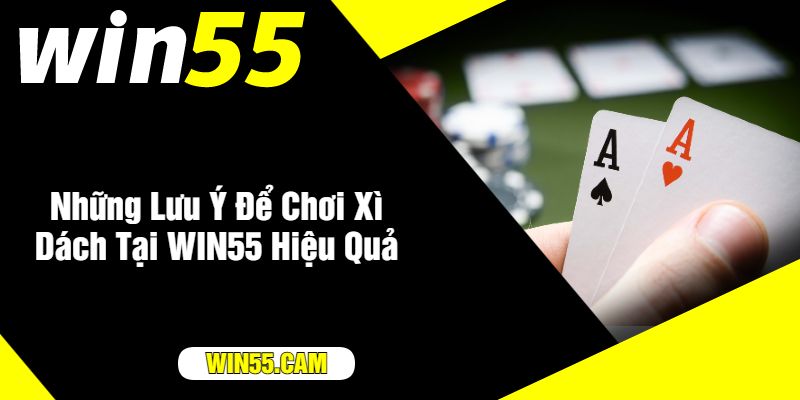 Những Lưu Ý Để Chơi Xì Dách Tại WIN55 Hiệu Quả